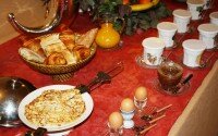 Château de l'Hérissaudière - Pernay, en Touraine - petit déjeuner pour les chambres d'hôtes